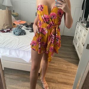 Boutique floral romper sleeveless